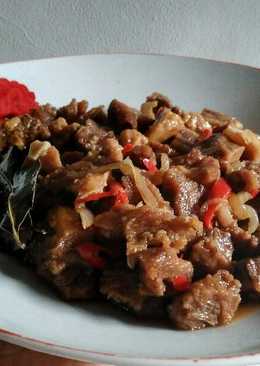 Daging Kepala Sapi Bumbu Kecap