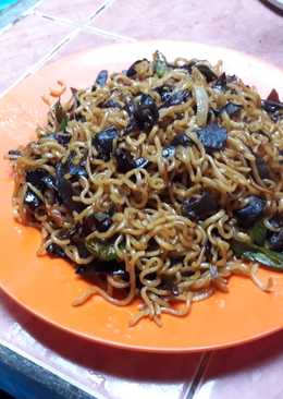 Mie Goreng jamur lombok ijo