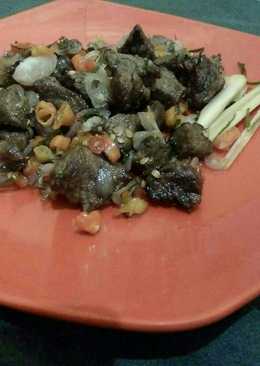 Daging sapi sambal matah