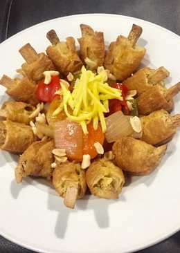 Cakwe Talas Saus Asam Manis - Vege