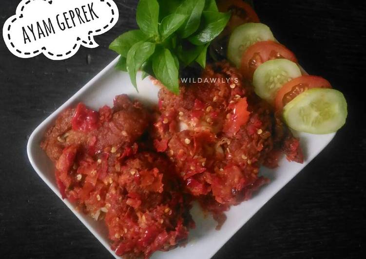 Resep Ayam Geprek