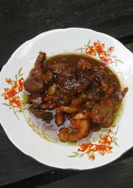 Hati Ayam & Ceker Saos Tomat (menu buat suami)