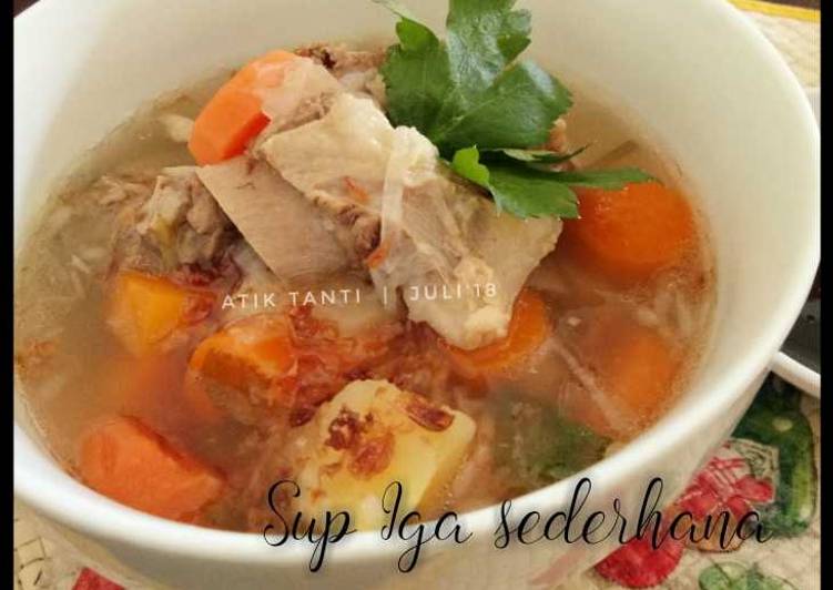 Resep Sup Iga sederhana Karya Atik Tanti