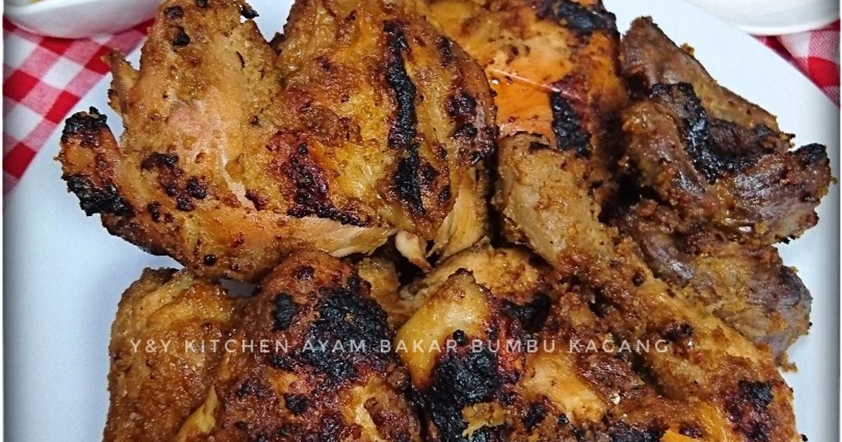 Resep Ayam bakar bumbu kacang oleh yNy - Cookpad