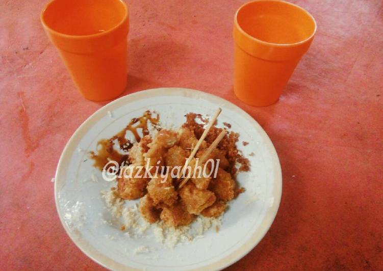 resep Cilok goreng crispy taro