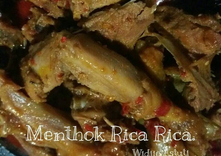 gambar untuk cara membuat Menthok Rica Rica