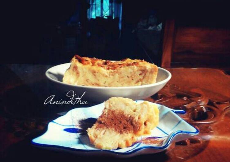 Resep Puding roti kukus