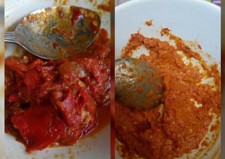 gambar untuk resep Sambal terasi simpel