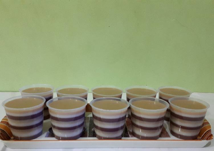  Resep  Puding  Lapis Cup  Coklat  Susu Kopi Oleh Fitria