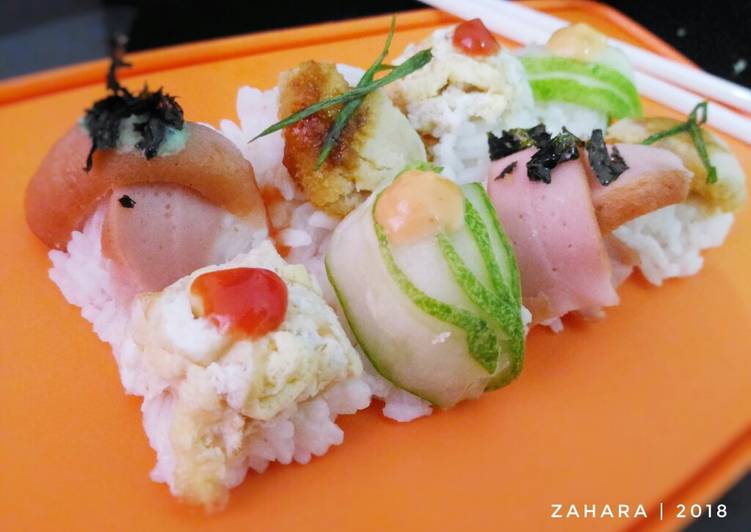 resep Sushi Ice Cube