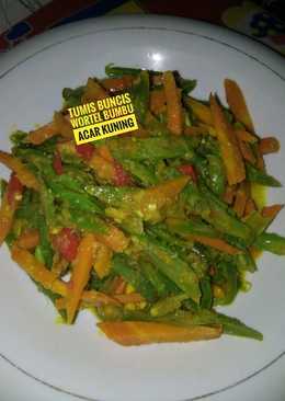 Tumis Buncis Wortel Bumbu Acar kuning