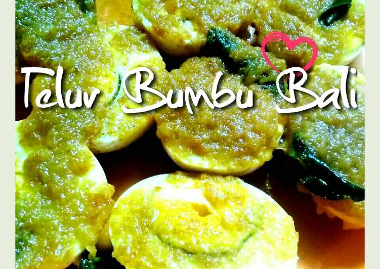 resep lengkap untuk Telur Bumbu Bali