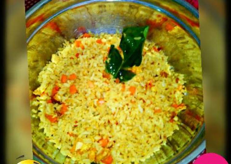 resep lengkap untuk Nasi Goreng Kuning (simple no ribet)
