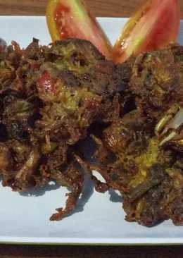 Dadar Telur Jangkang (baby kepiting)