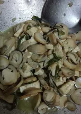 Tumis Jamur Tahu Lombok Ijo