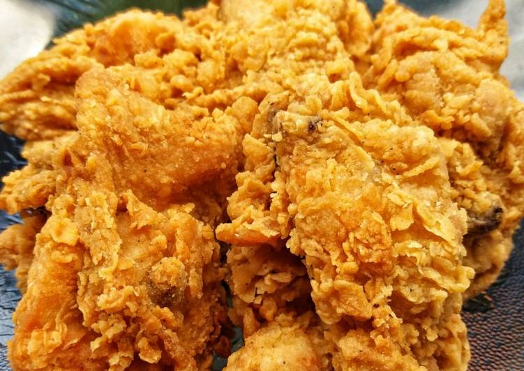 Resep Ayam Goreng Tepung Crispy ala KFC