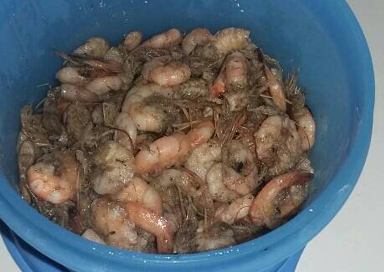 cara membuat Udang asem manis