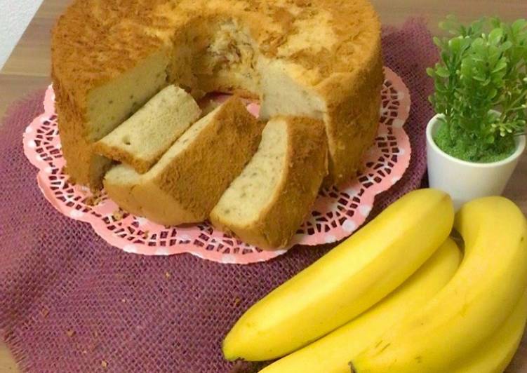 resep lengkap untuk Banana ?? Chiffon Cake