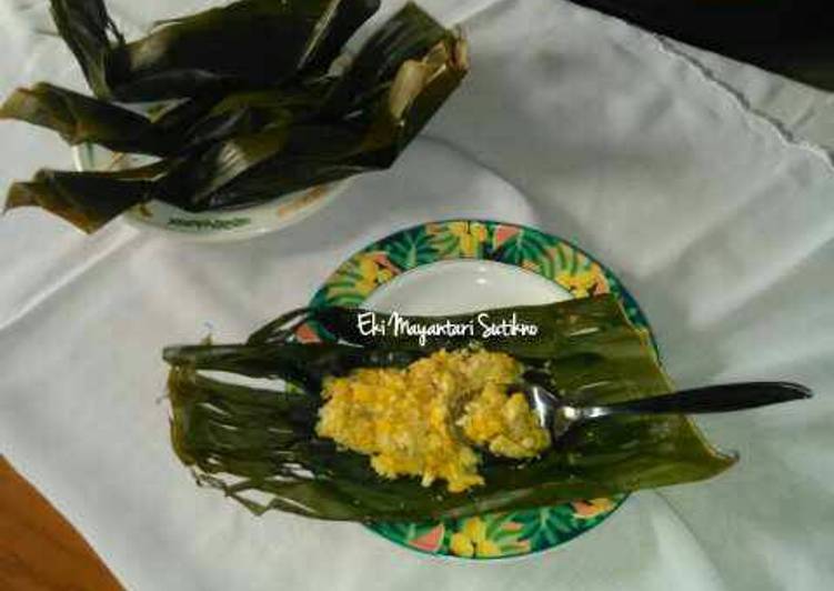 resep lengkap untuk Botok Jagung Tahu