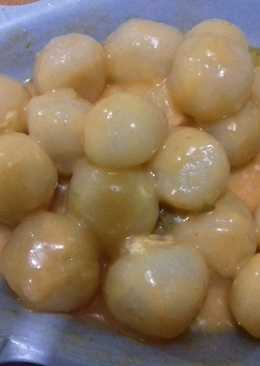 Cilok bumbu mayonaise pedas