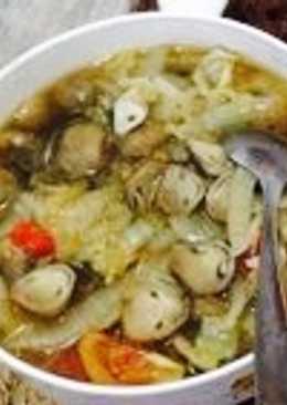 Sayur Jamur dan sawi putih 