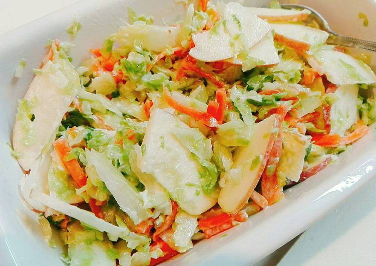 Resep Salad Kubis, Wortel variasi Apel Kiriman dari Akari Papa