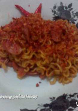 Mie goreng pedas lebay