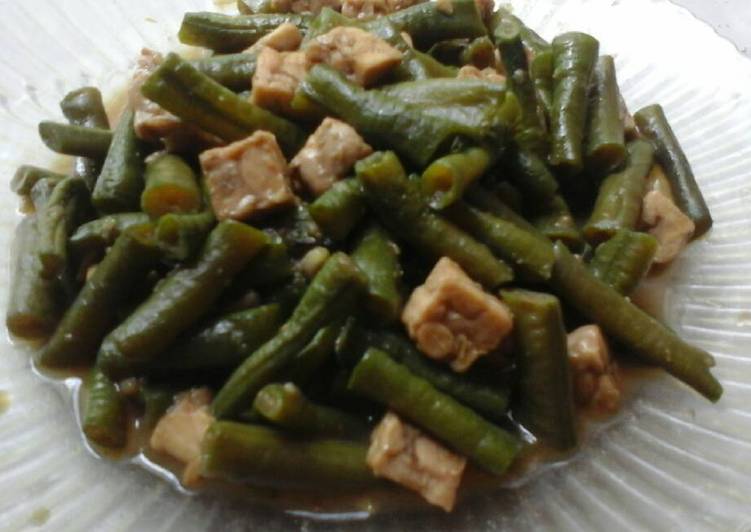 Resep Oseng Kacang Panjang + Tempe