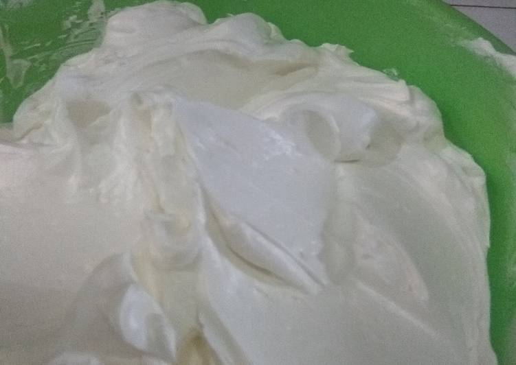 resep makanan Butter Cream super lembut