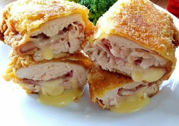 resep makanan Chicken Cordon blue