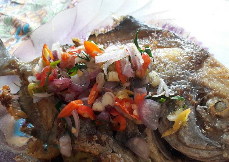 Dorang goreng sambal matah recipe main photo