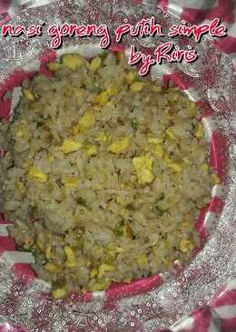 Nasi goreng putih simple