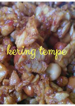 Sambal goreng kering tempe ekstra pedas