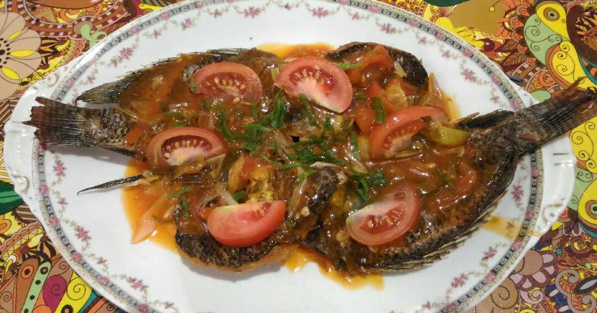  Ikan  nila  asam  manis 64 resep Cookpad