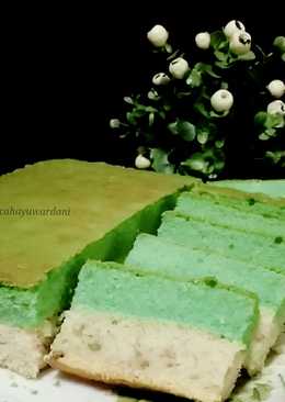 Bolu pisang-pandan
