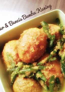 Telur & Buncis Bumbu Kuning