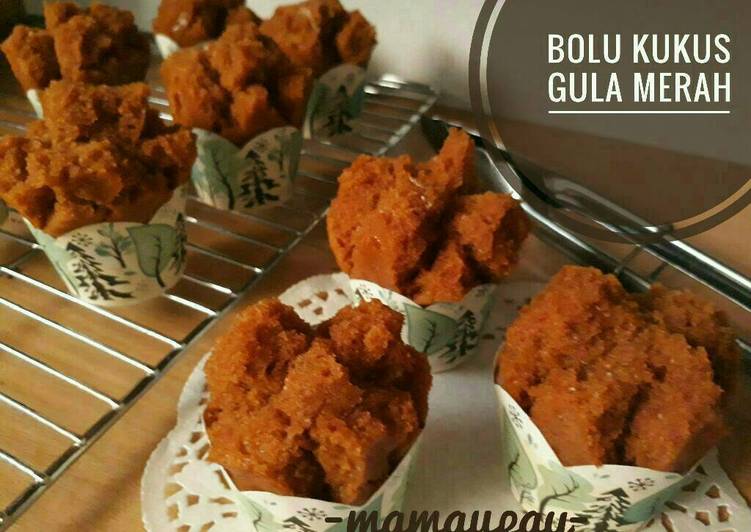 bahan dan cara membuat Bolu Kukus Gula Merah