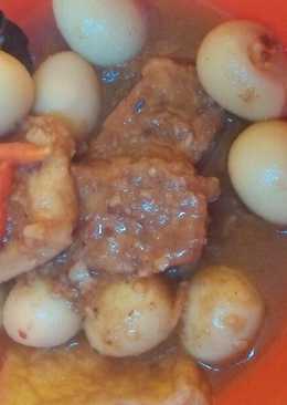 43. Semur telur puyuh tempe tahu #PR_AnekaSemur