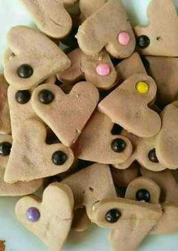 Kue kering coklat teflon 3 bahan