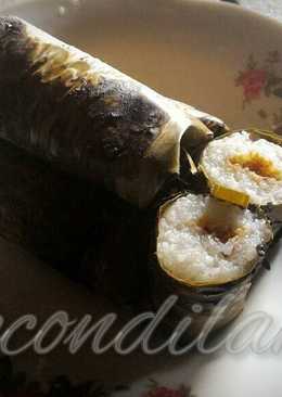 Lemper isi abon sapi (simpel)