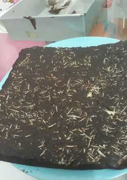 Chewy crunchy brownies