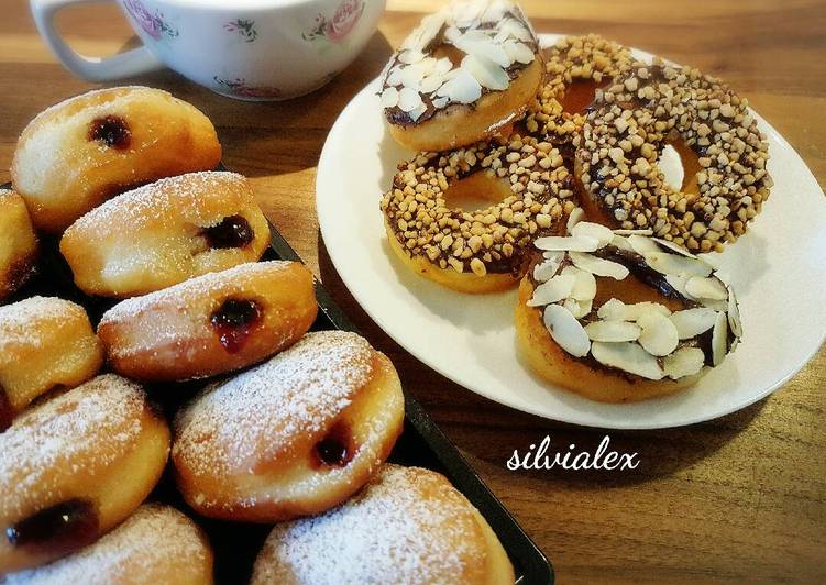 resep lengkap untuk Super Soft and Fluffy Doughnut