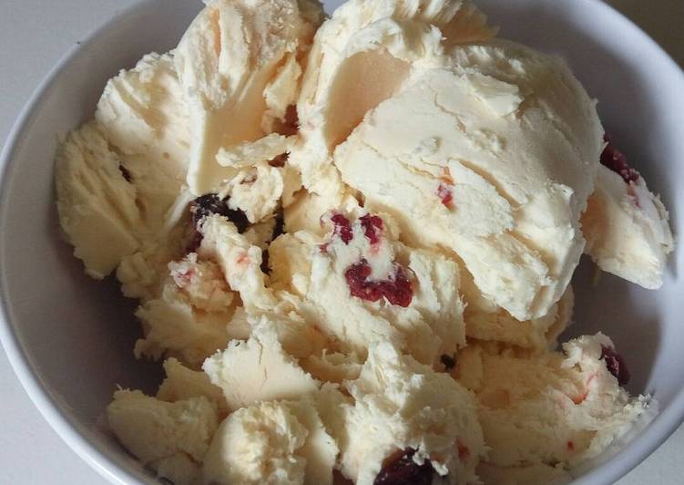 resep masakan Es Krim Rum Raisin