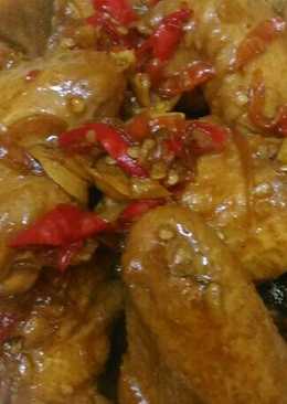 Sayap ayam teriyaki