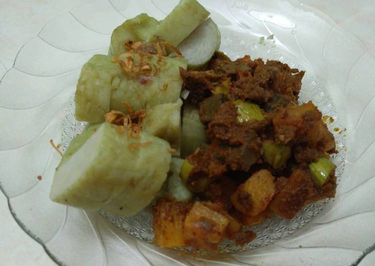 Resep Rendang Hati Sapi, Kentang dan Pete Dari flo_verz