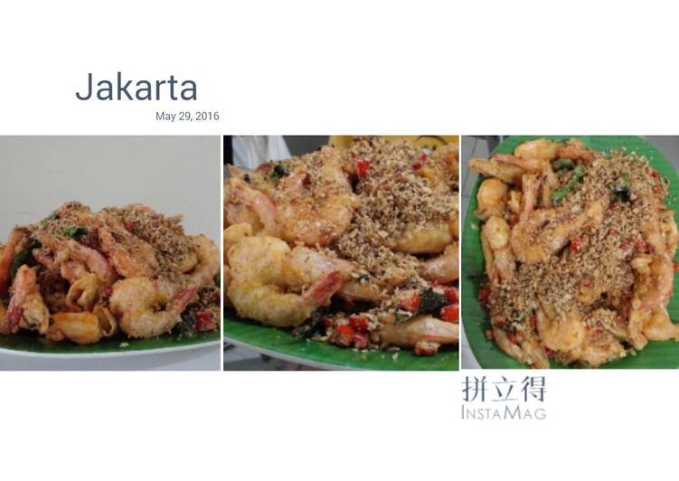 resep makanan Cereal Prawn - Udang Gandum