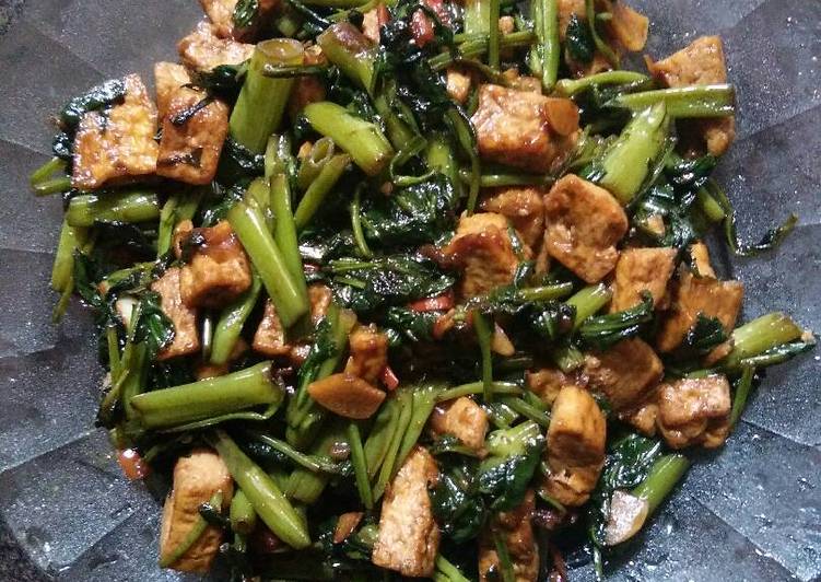 gambar untuk resep Oseng tahu kangkung