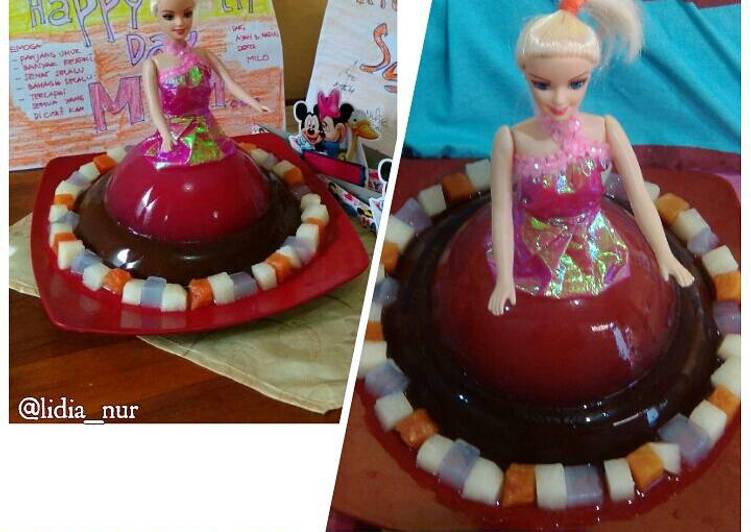 Resep Puding barbie  coctail oleh Mama Nadia Lidia Cookpad