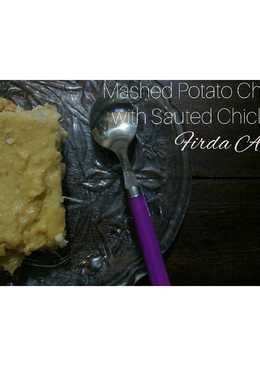 Mashed Potato Choux with Sauted Chicken