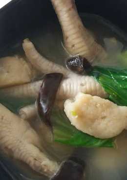 Baso ceker kuah jamur